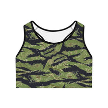 Load image into Gallery viewer, Sports Bra (AOP) - Jungle Tiger Stripe
