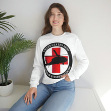 Load image into Gallery viewer, Unisex Heavy Blend Crewneck Sweatshirt - Army MEDEVAC Critical Care Flight Paramedics V1