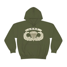 Load image into Gallery viewer, Unisex Heavy Blend Hooded Sweatshirt - Army - LRRP - Basic Airborne Badge w LRRP Tab X 300
