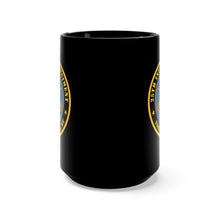 Load image into Gallery viewer, Black Mug 15oz - Army - 25th Infantry Regiment - Fort Missoula, MT - Buffalo Soldiers w Inf Branch V1