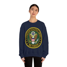 Load image into Gallery viewer, Unisex Heavy Blend Crewneck Sweatshirt - Army - US Army Retired