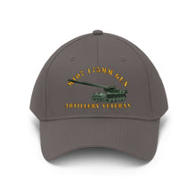 Load image into Gallery viewer, Twill Hat - Army - M107 - 175mm Gun - Artillery Veteran - Hat - Direct to Garment (DTG) - Printed