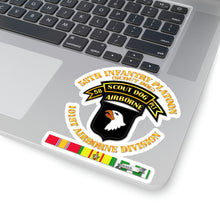 Load image into Gallery viewer, Kiss-Cut Stickers - Army - 58th Infantry Platoon - Scout Dog - w VN SVC