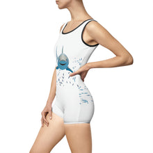 Load image into Gallery viewer, Women's Vintage Swimsuit - Great White Shark with Entourage