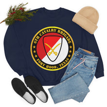 Load image into Gallery viewer, Unisex Heavy Blend Crewneck Sweatshirt - Army - 6th Cavalry Brigade Fort Hood, Texas