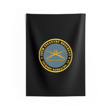 Load image into Gallery viewer, Indoor Wall Tapestries - Army - 38th Infantry Regiment - Buffalo Soldiers - Jackson Barracks, LA w Inf Branch