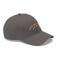 Load image into Gallery viewer, Twill Hat - CAP - Civil Air Patrol w Silver Stars - Hat - Direct to Garment (DTG) - Printed