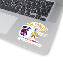 Load image into Gallery viewer, Kiss-Cut Stickers - Army - 10th Mountain Division - Ski Warfare - Ski Combat - Winter Warfare X 300
