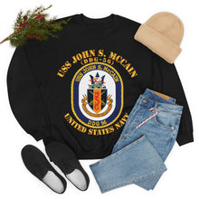 Load image into Gallery viewer, Unisex Heavy Blend Crewneck Sweatshirt - USS John S. McCain (DDG-56)