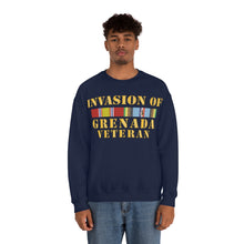 Load image into Gallery viewer, Unisex Heavy Blend Crewneck Sweatshirt - Army - Grenada Invasion Veteran w EXP SVC
