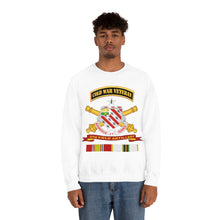 Load image into Gallery viewer, Unisex Heavy Blend Crewneck Sweatshirt - Army - 8th Field Artillery w Br - Ribbon COLD WAR Vet Tab