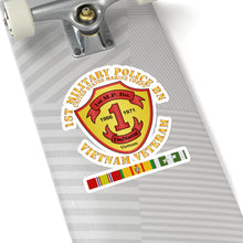 Load image into Gallery viewer, Kiss-Cut Stickers - USMC - 1st MP Battalion - Vietnam Veteran