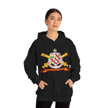 Load image into Gallery viewer, Unisex Heavy Blend Hooded Sweatshirt - Army - 8th Field Artillery w Br - Ribbon