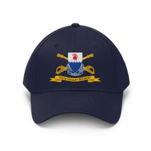 Load image into Gallery viewer, Twill Hat - Army - 299th Cavalry Regiment w Br - Ribbon- Hat - Direct to Garment (DTG) - Printed