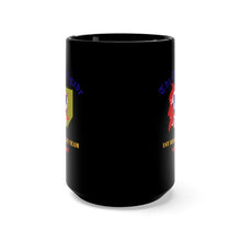 Load image into Gallery viewer, Black Mug 15oz - Army - 1st BDE Combat Tm - Devils Brigade - 1st Infantry Div