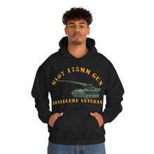 Load image into Gallery viewer, Unisex Heavy Blend™ Hooded Sweatshirt - Army - M107 - 175mm Gun - Artillery Veteran