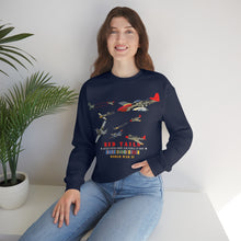 Load image into Gallery viewer, Unisex Heavy Blend Crewneck Sweatshirt - Army - AAC - 332nd Fighter Group - Red Tails - At War