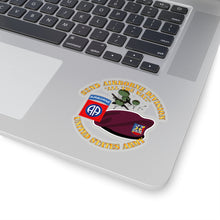 Load image into Gallery viewer, Kiss-Cut Stickers - Army - 82nd Airborne Div - Beret - Mass Tac - Maroon - 82nd Avn Regt