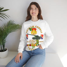 Load image into Gallery viewer, Unisex Heavy Blend Crewneck Sweatshirt - Army - Vietnam Combat Vet - 2nd Bn 94th Artillery - I Field Force w M107