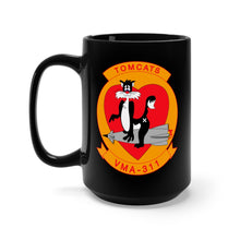 Load image into Gallery viewer, Black Mug 15oz - USMC - Marine Attack Squadron 311 - VMA 311 wo Txt