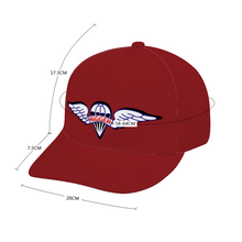 Load image into Gallery viewer, Custom All Over Print Unisex Adjustable Curved Bill Baseball Hat - Army - Parachute Rigger Cloth wo Txt X 300