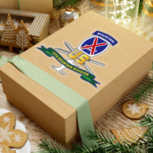 Load image into Gallery viewer, Kiss-Cut Stickers - Army - 10th Mountain Division - SSI w Ski Branch - Ribbon X 300