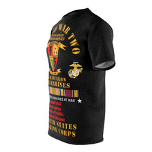 Load image into Gallery viewer, Unisex AOP Cut & Sew Tee - USMC - WWII - 3rd Bn, 5th Marines - w PAC SVC
