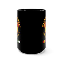 Load image into Gallery viewer, Black Mug 15oz - USMC - 1st MP Battalion - Vietnam Veteran