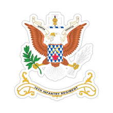 Load image into Gallery viewer, Kiss-Cut Stickers - 16th Infantry Regiment - SEMPER PARATUS X 300
