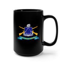 Load image into Gallery viewer, Black Mug 15oz - Army - 180th Infantry Regiment w Br - Ribbon X 300