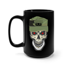 Load image into Gallery viewer, Black Mug 15oz - Army - Ranger Patrol Cap - Skull - Ranger Airborne x 300