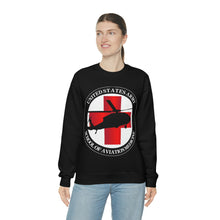 Load image into Gallery viewer, Unisex Heavy Blend Crewneck Sweatshirt - Army MEDEVAC Critical Care Flight Paramedics V1