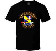 Load image into Gallery viewer, Company C, 52nd Infantry, with Vietnam Service Ribbons - T Shirt, Premium and Hoodie