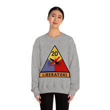 Load image into Gallery viewer, Unisex Heavy Blend Crewneck Sweatshirt - Army - 20th Armored Division - Liberators wo Txt