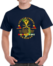 Load image into Gallery viewer, Army - Vietnam Combat Veteran - 2nd Squadron, 1st Cav Regt - 2nd Armor Div Classic T Shirt