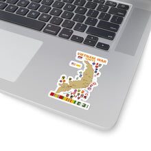 Load image into Gallery viewer, Kiss-Cut Stickers - Map - Vietnam Units - 3 wo DS