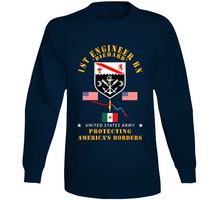Load image into Gallery viewer, Army - Faithful Patriot - 1st Engineer Bn - Protecting Boder W Afsm Svc - V1 Long Sleeve