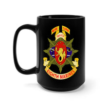 Load image into Gallery viewer, Black mug 15oz - USMC - 8th Marine Regiment - More Than Duty wo Txt