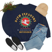 Load image into Gallery viewer, Unisex Heavy Blend Crewneck Sweatshirt - Army - 84th Infantry Division - The Railsplitters wo DS X 300