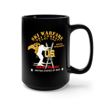 Load image into Gallery viewer, Black Mug 15oz - SOF - USMC Special Operations - Ski Warfare - Ski Combat - Winter Warfare X 300