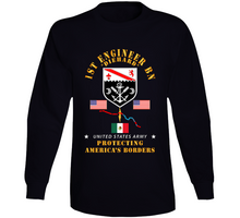 Load image into Gallery viewer, Army - Faithful Patriot - 1st Engineer Bn - Protecting Boder W Afsm Svc - V1 Long Sleeve