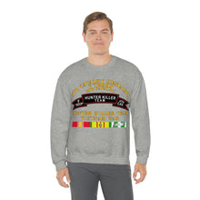 Load image into Gallery viewer, Unisex Heavy Blend Crewneck Sweatshirt - Army - F Troop, 4th Cavalry, Hunter Killer Team, Vietnam War with Vietnam Service Ribbons