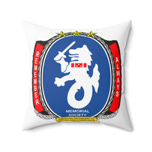 Load image into Gallery viewer, Spun Polyester Square Pillow - American Defenders Of Bataan Corregidor - Ms Logo