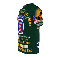 Load image into Gallery viewer, AOP - Army - 10th Mountain Division - Climb to Glory - REFORGER 90, Centurion Shield - Cold War Service Ribbons - Dark Green