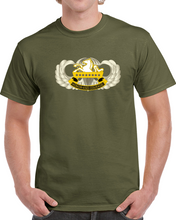Load image into Gallery viewer, Army - 8th Cavalry Dui W Basic Airborne Badge Wo Txt Classic T Shirt