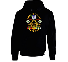 Load image into Gallery viewer, Army - Vietnam Combat Veteran W 1st Bn - 50th Inf - 3rd Bde 4th Inf Div 1968 W Vn Svc Hoodie