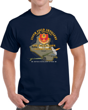 Load image into Gallery viewer, Army - 1st Bn, 320th Fa, W Aa Badge - Map W M119 Firing Classic T Shirt