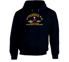 Load image into Gallery viewer, Navy - Afghanistan War Corpsman - Operation Enduring Freedom - Veteran W Fmf - Combat Seebee Badge Hoodie
