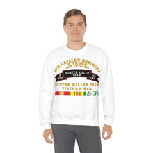 Load image into Gallery viewer, Unisex Heavy Blend Crewneck Sweatshirt - Army - F Troop, 4th Cavalry, Hunter Killer Team, Vietnam War with Vietnam Service Ribbons