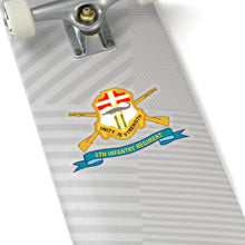 Load image into Gallery viewer, Kiss-Cut Stickers - Army - 6th Infantry Regiment - DUI w Br - Ribbon X 300